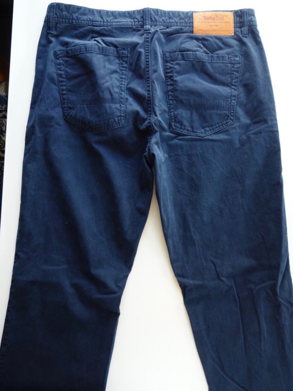 Timberland Blue Slim Cotton Pants Size 34/34